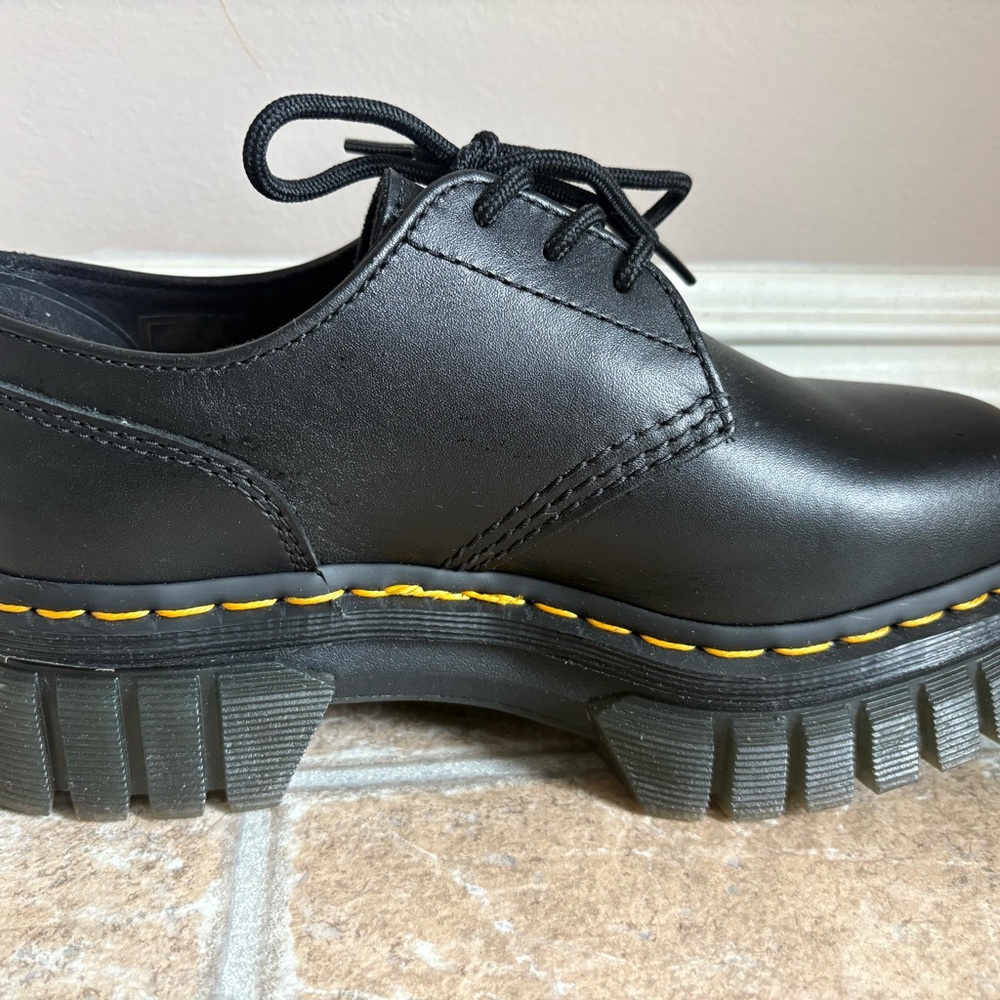 Dr. Martens Black Leather Women's Loafers